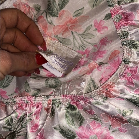 Vintage California Dynasty pajama set Barbie pink - Picture 6 of 8